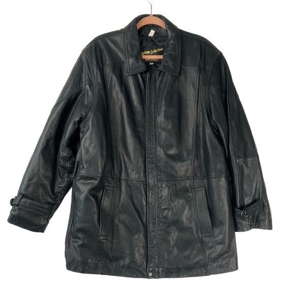 Raffaelo Other - Raffaelo Golden Collection Men's Leather Coat / Jacket Size 44 Thermolite Lining